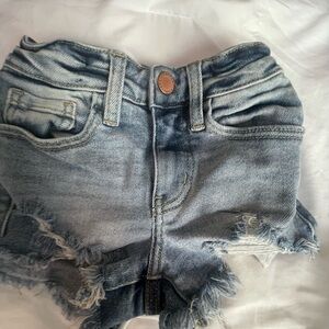 buckle Jean shorts